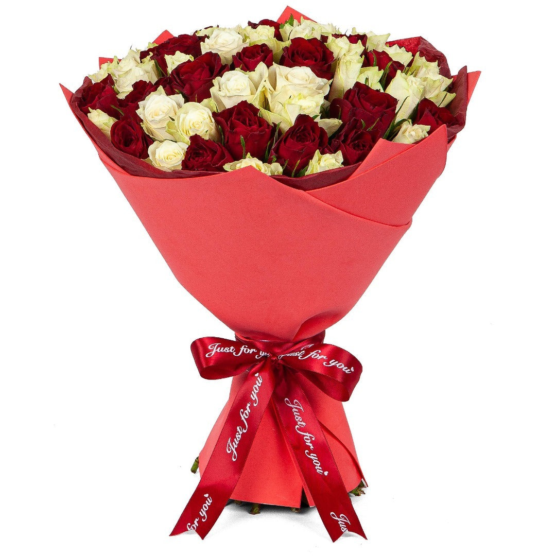 Bouquet «Mystic Rose», 45 roses