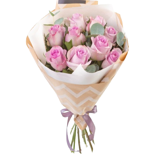 Bouquet «Softhearted Roses», 9 roses