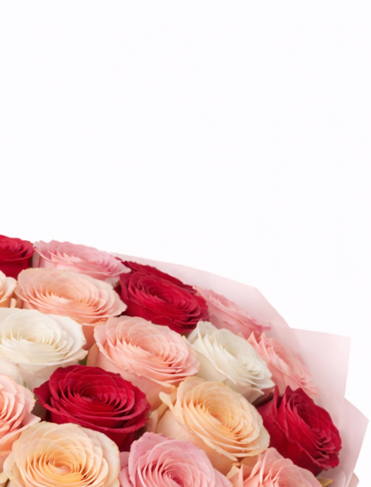 Bouquet «Perfect Harmony», 51 roses